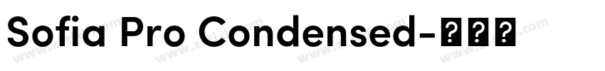 Sofia Pro Condensed字体转换